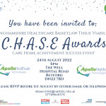 Apollo Healthcare Technologies LTD are delighted to being the main sponsor for The CHASE (Care Home Achievement and Success Event) Awards for 2022.