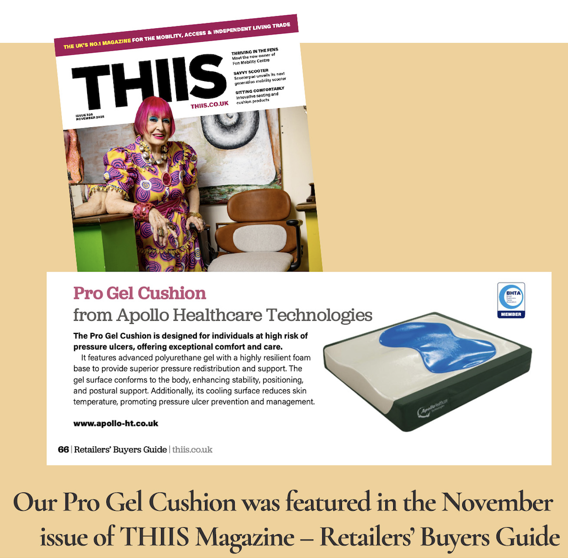 🌟Pro Gel Cushion has been featured in Retailers’ Buyers Guide