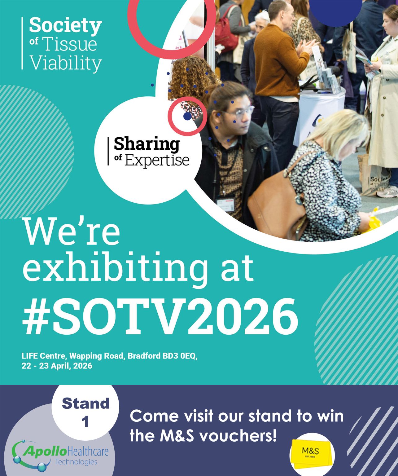 ⏳ A week to go until the Society of Tissue Viability Conference 2026🌟