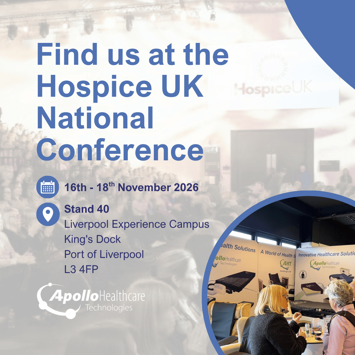 Find us at Hospice UK National Conference Next Month!